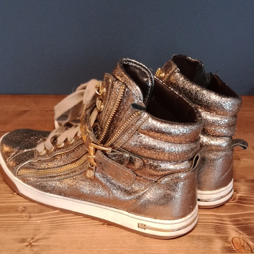 Michael Kors gold ankle sneakers - Picture 8 of 8